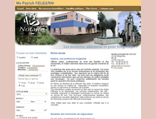 Tablet Screenshot of notaire-callac.fr